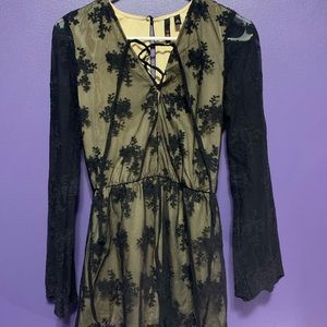 Black Charlotte Russe romper